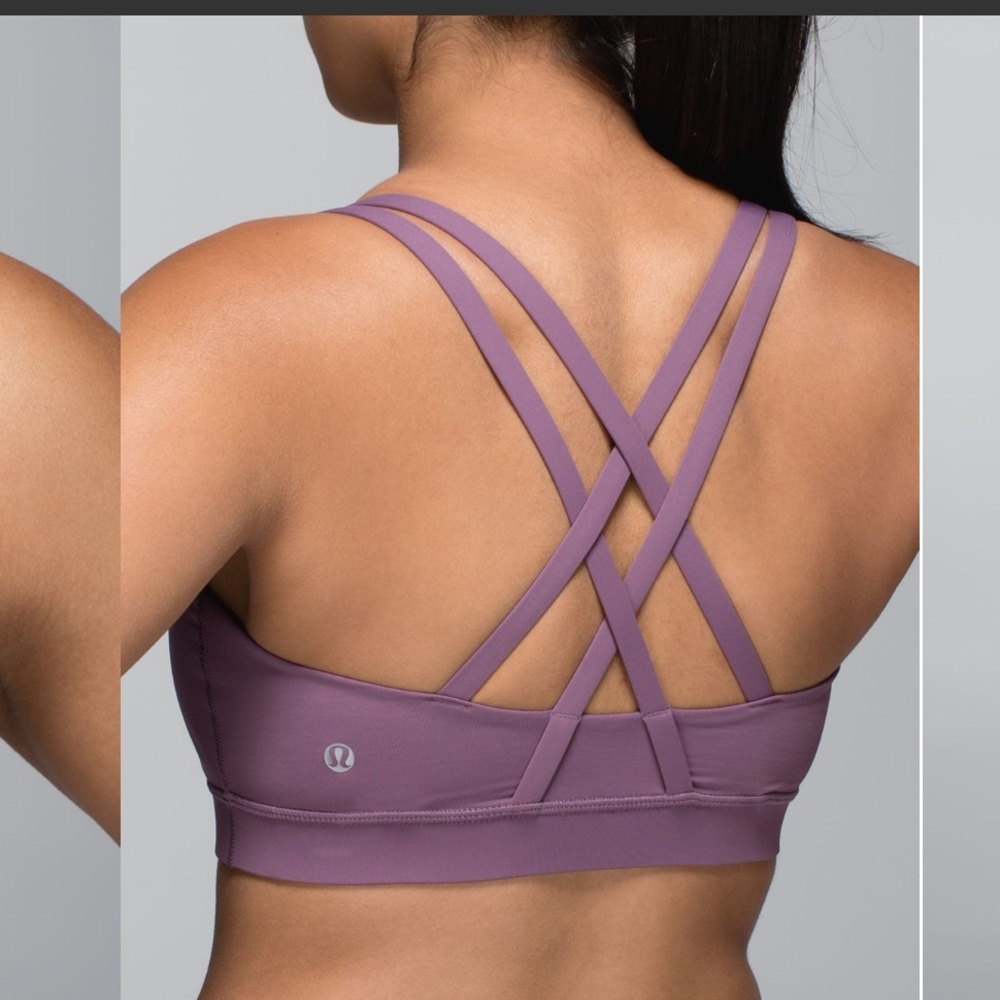 Lululemon Energy Bra purple fog